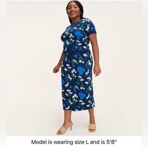 Kate Spade New York x Target Mixed Floral Short Sleeve Sweater & Skirt - MEDIUM